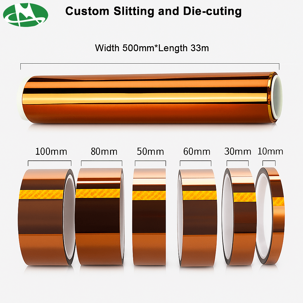 The product page also states that custom widths, roll lengths, jumbo roll supply, OEM branding, and stable bulk supply are available.